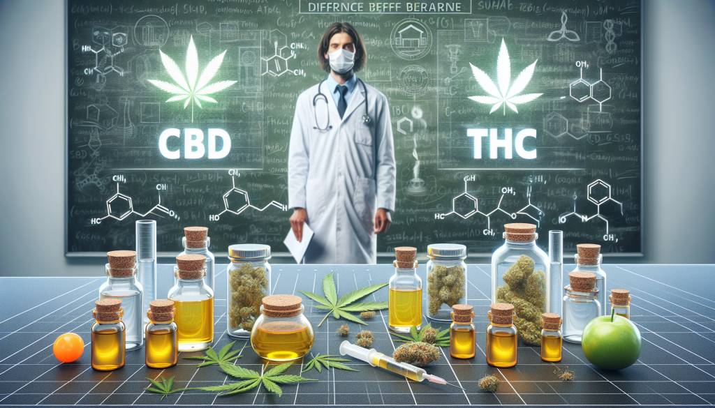 différence CBD et THC : ce que vous devez savoir